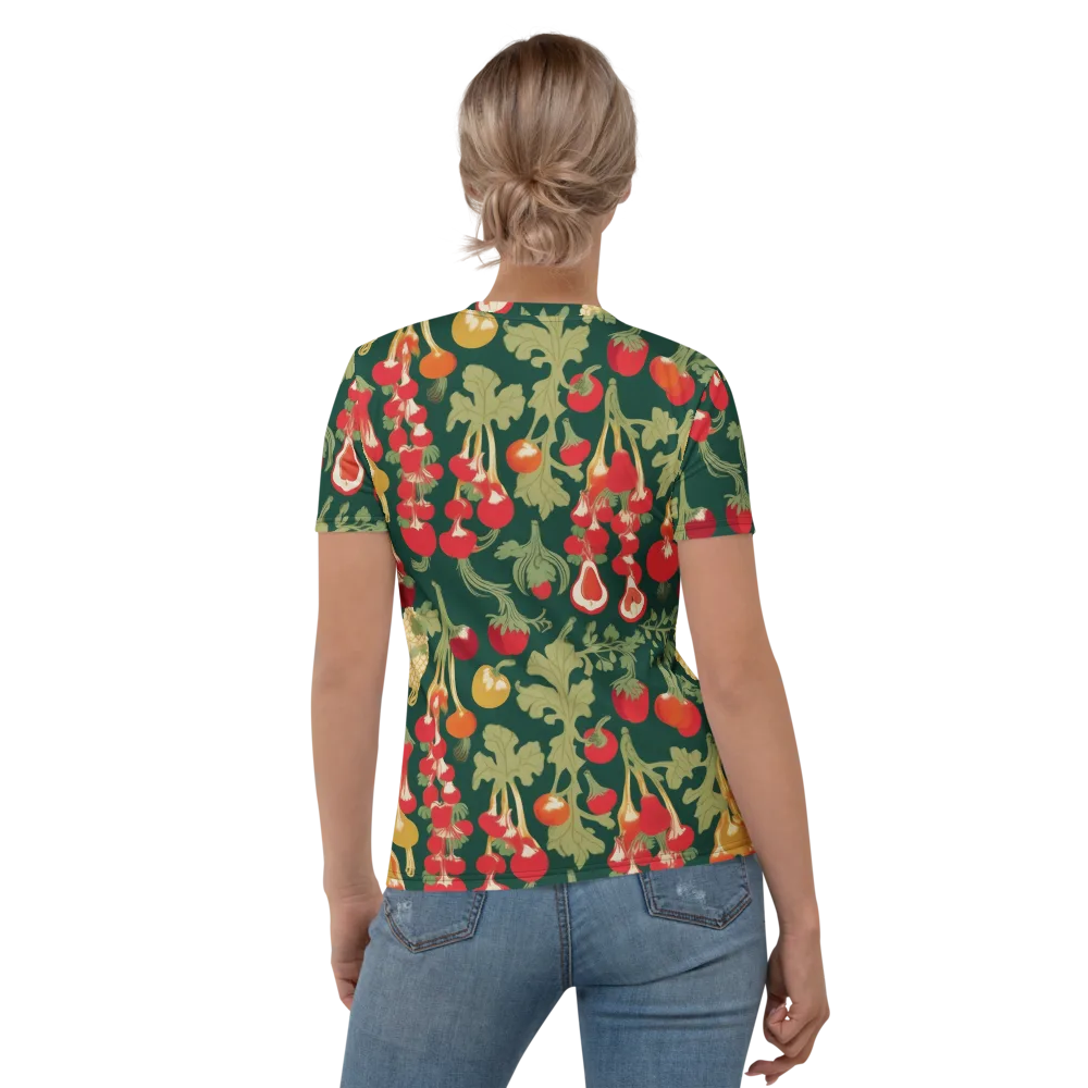 Root Cellar Rhapsody on Women's Crew Neck T-Shirt — Back