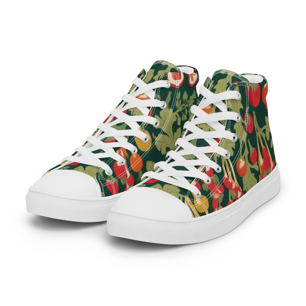 Root Cellar Rhapsody on Women's High Top Canvas Shoes — Left Front