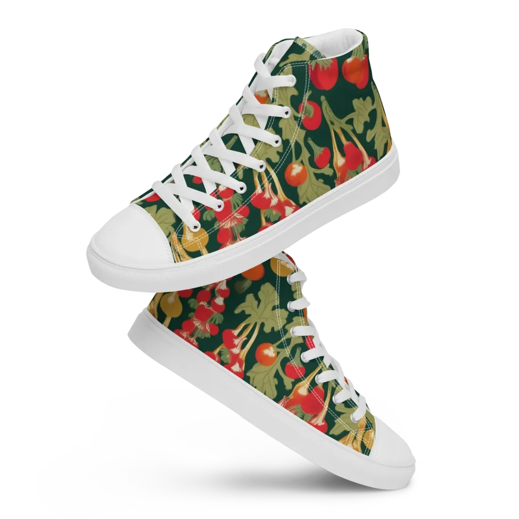 Root Cellar Rhapsody on Women's High Top Canvas Shoes — Front