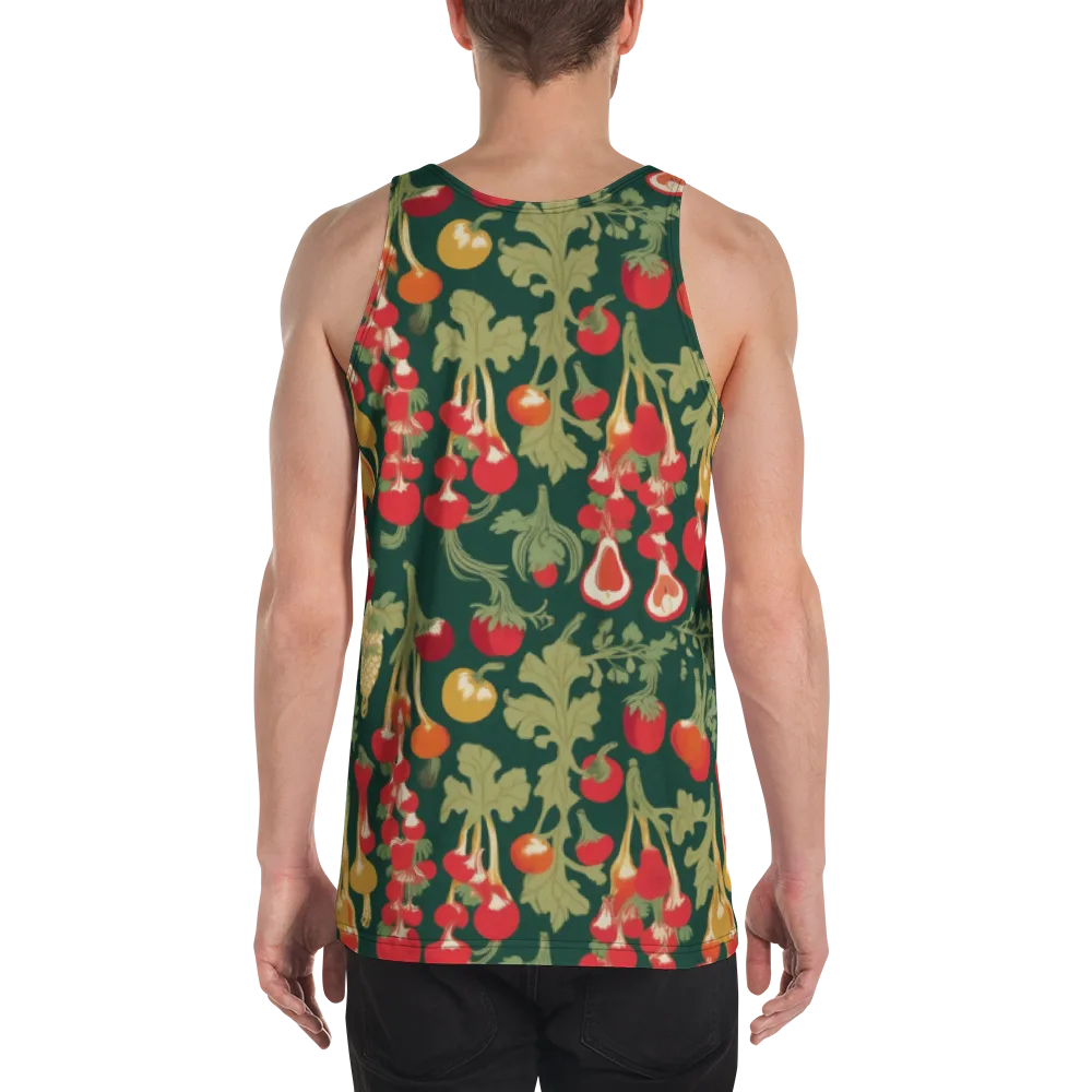 Root Cellar Rhapsody on Men's Tank Top — Back