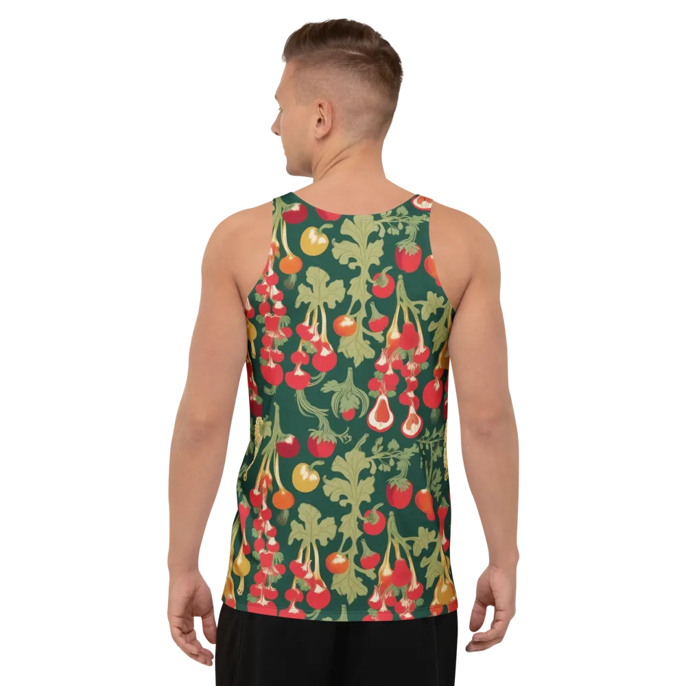 Root Cellar Rhapsody on Men's Tank Top — Back