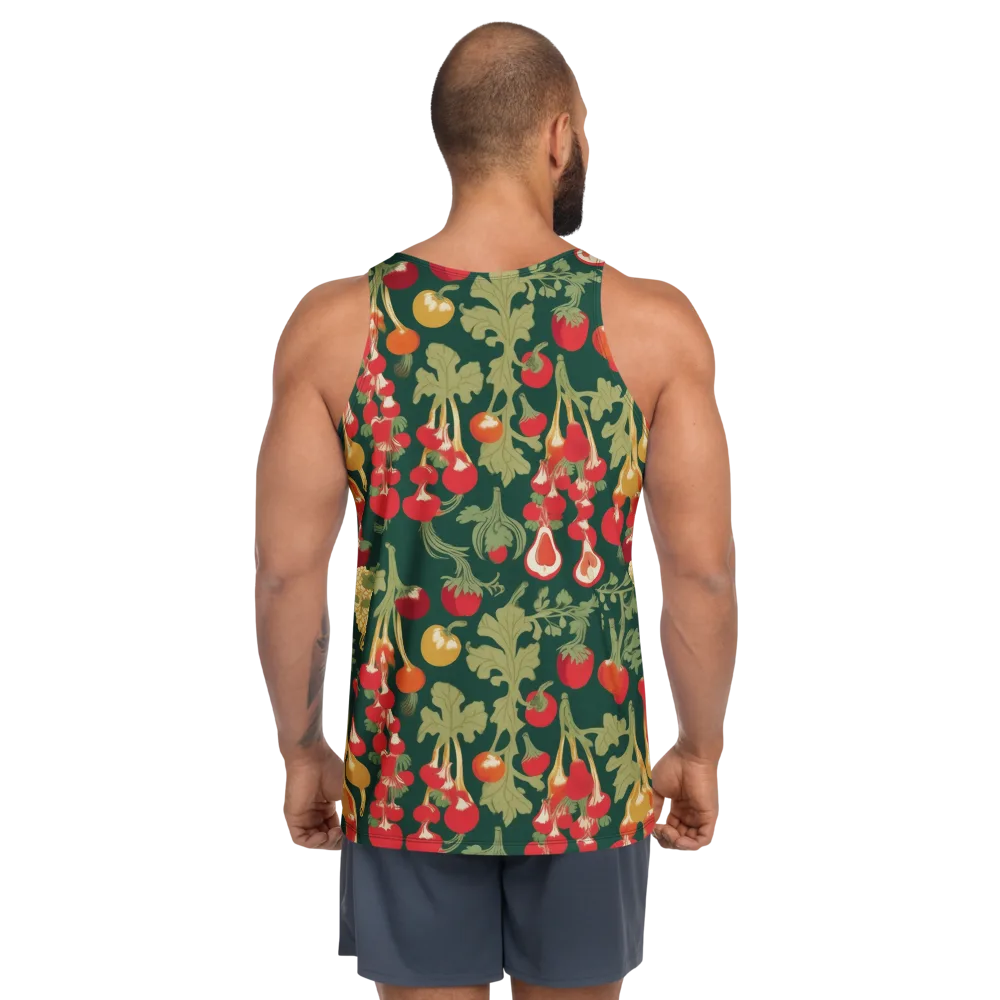 Root Cellar Rhapsody on Men's Tank Top — Back