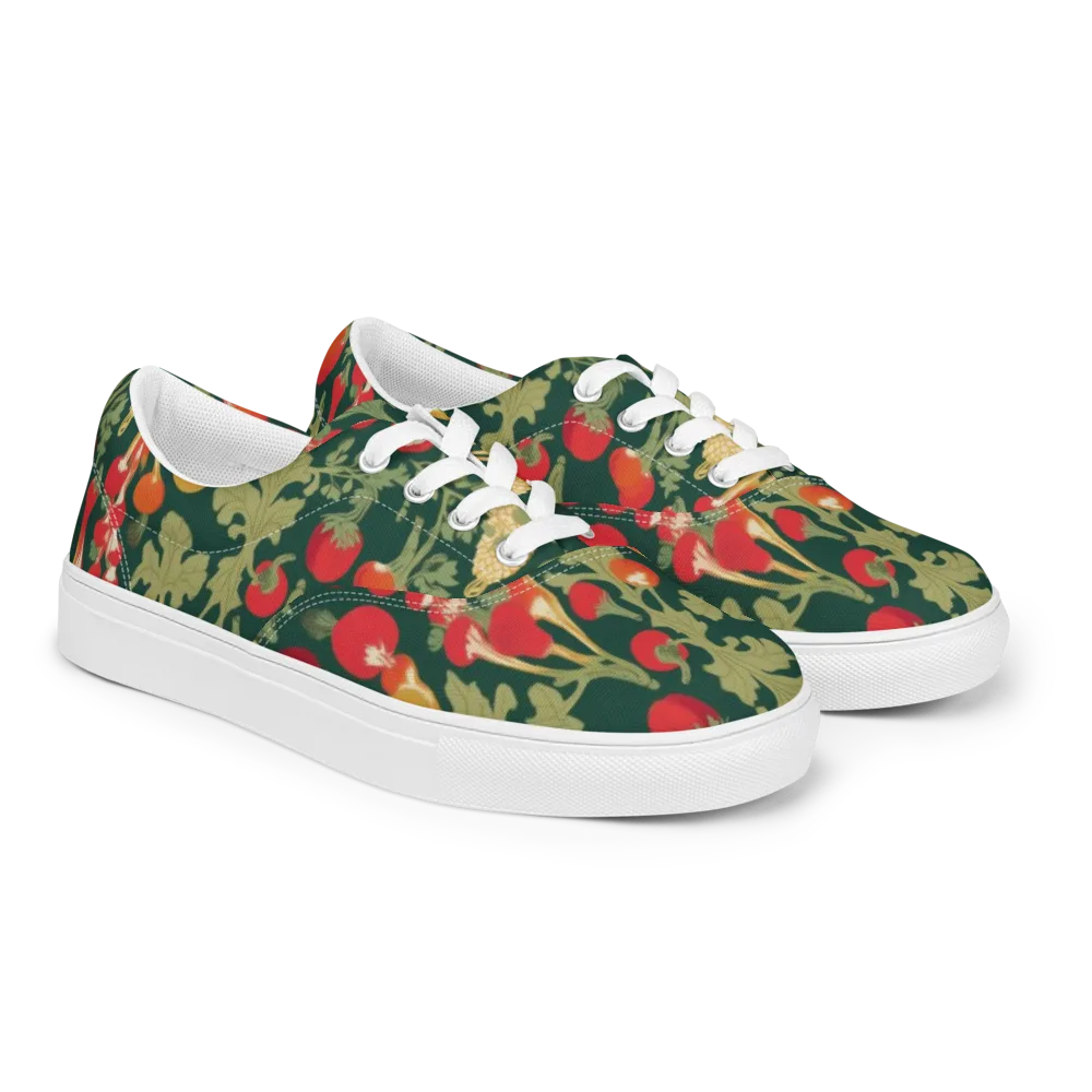 Root Cellar Rhapsody on Men's Lace-Up Canvas Shoes — Right Front