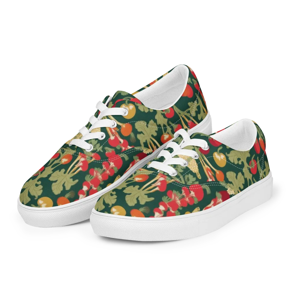 Root Cellar Rhapsody on Men's Lace-Up Canvas Shoes — Left Front