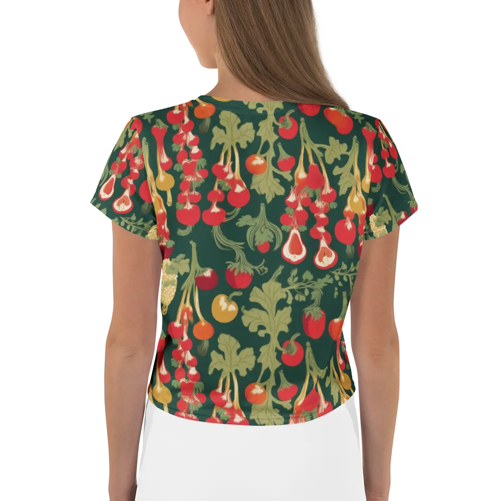 Root Cellar Rhapsody on Crop Tee — Back
