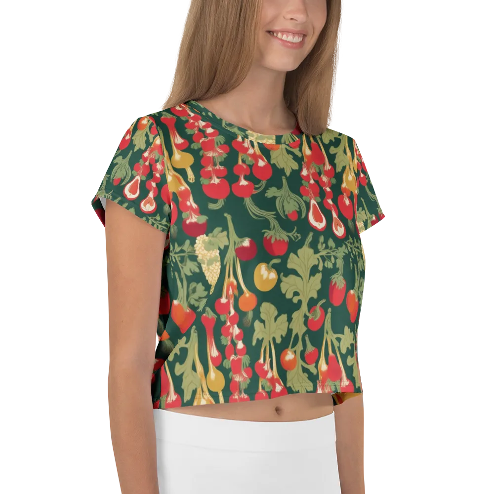Root Cellar Rhapsody on Crop Tee — Right