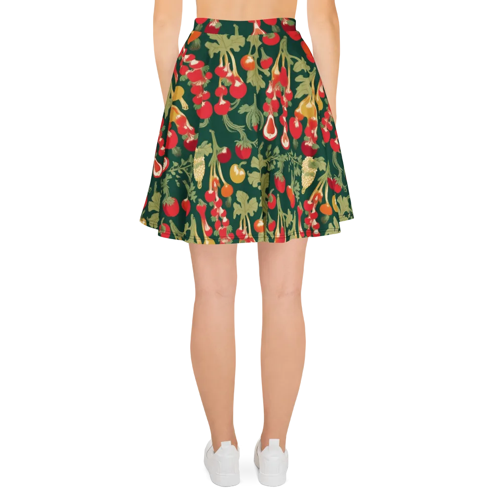 Root Cellar Rhapsody on Skater Skirt — Back
