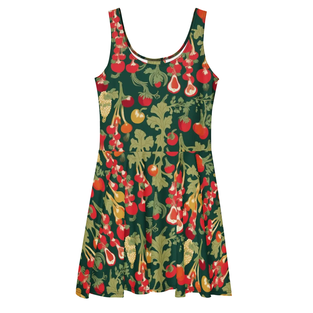 Root Cellar Rhapsody on Skater Dress — Front