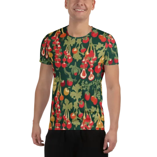 Root Cellar Rhapsody on a Men's Athletic T-Shirt