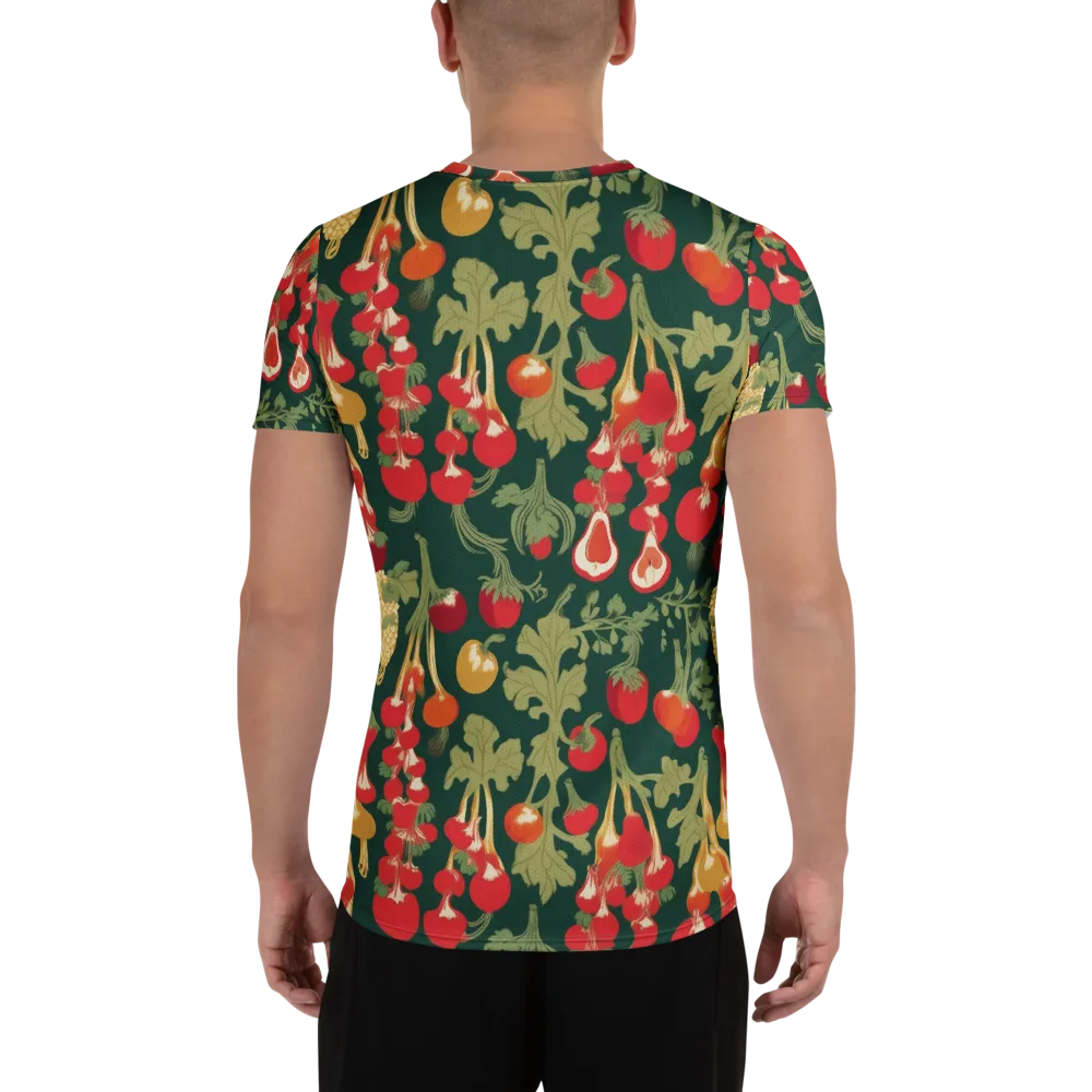 Root Cellar Rhapsody on Men's Athletic T-Shirt — Back