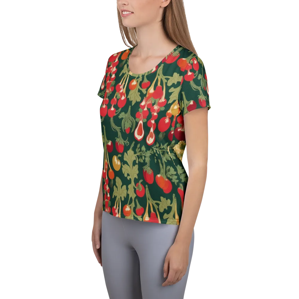 Root Cellar Rhapsody on Women's Athletic T-Shirt — Left