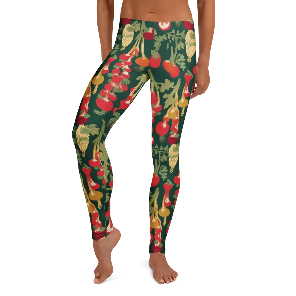 Root Cellar Rhapsody on Leggings — Front