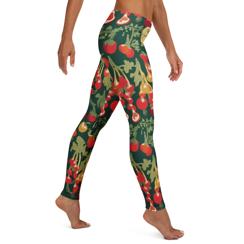 Root Cellar Rhapsody on Leggings — Right