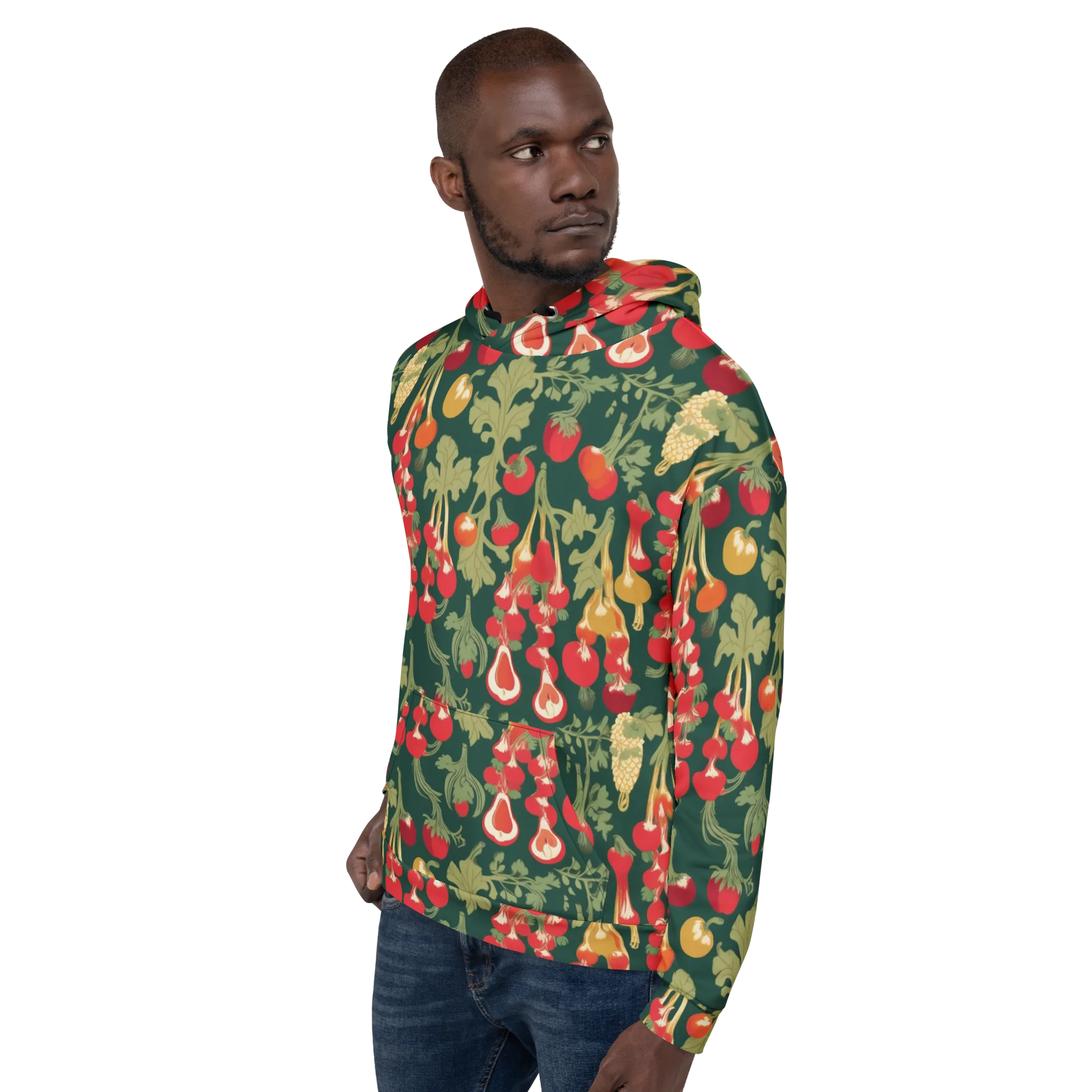 Root Cellar Rhapsody on Hoodie — Left