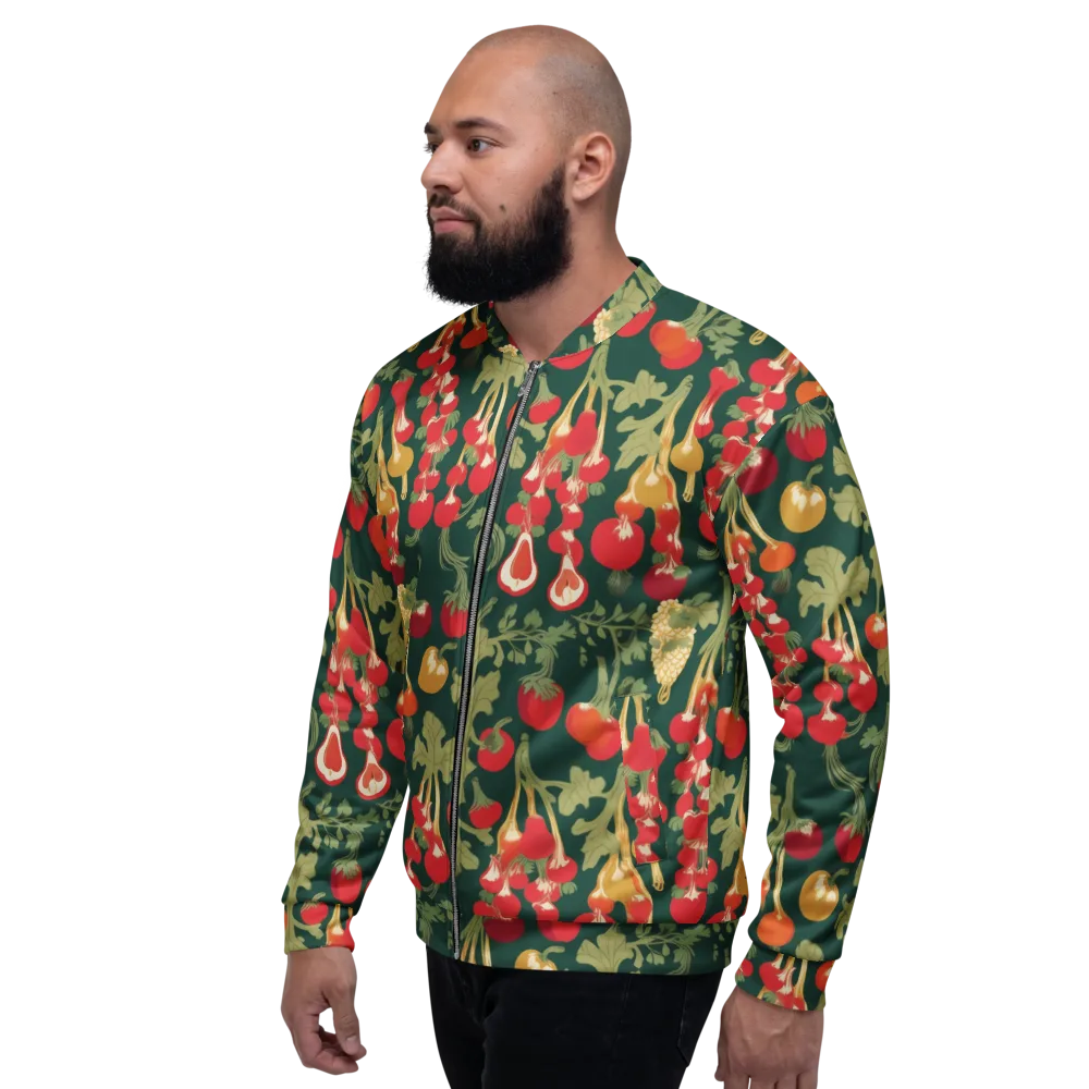 Root Cellar Rhapsody on Bomber Jacket — Left