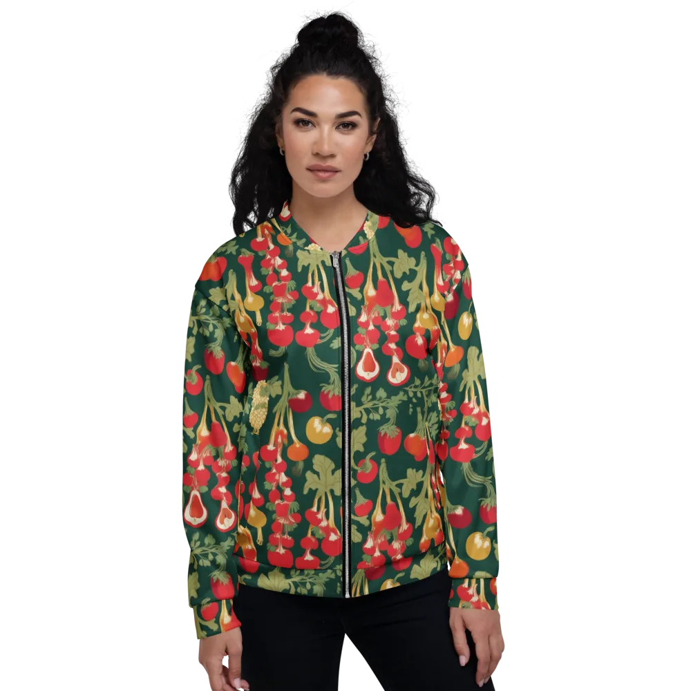 Root Cellar Rhapsody on Bomber Jacket — Front