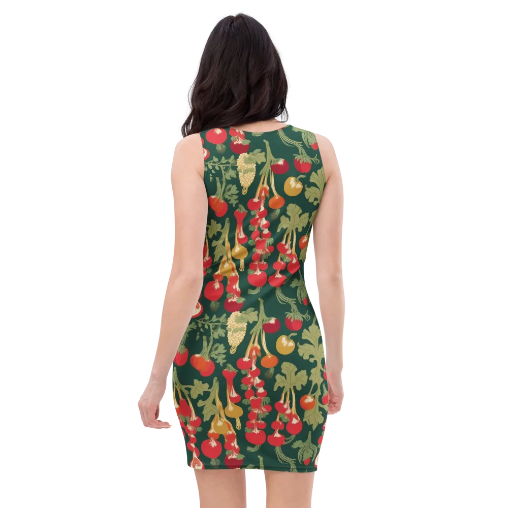 Root Cellar Rhapsody on Bodycon Dress — Back