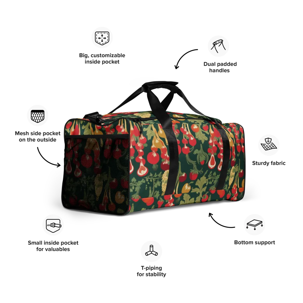 Root Cellar Rhapsody on Duffle Bag — Right Front