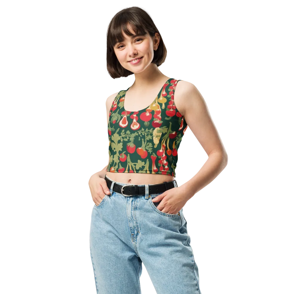 Root Cellar Rhapsody on Crop Top — Front