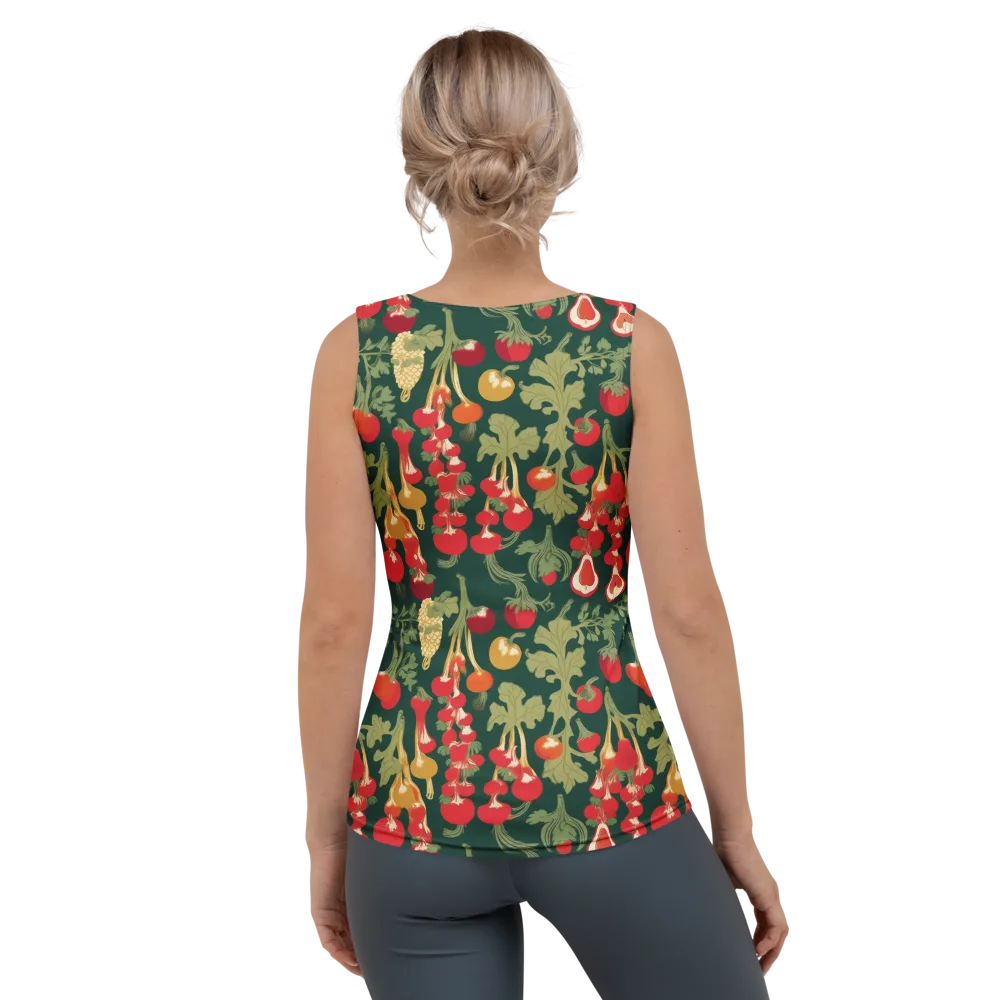 Root Cellar Rhapsody on Women's Tank Top — Back
