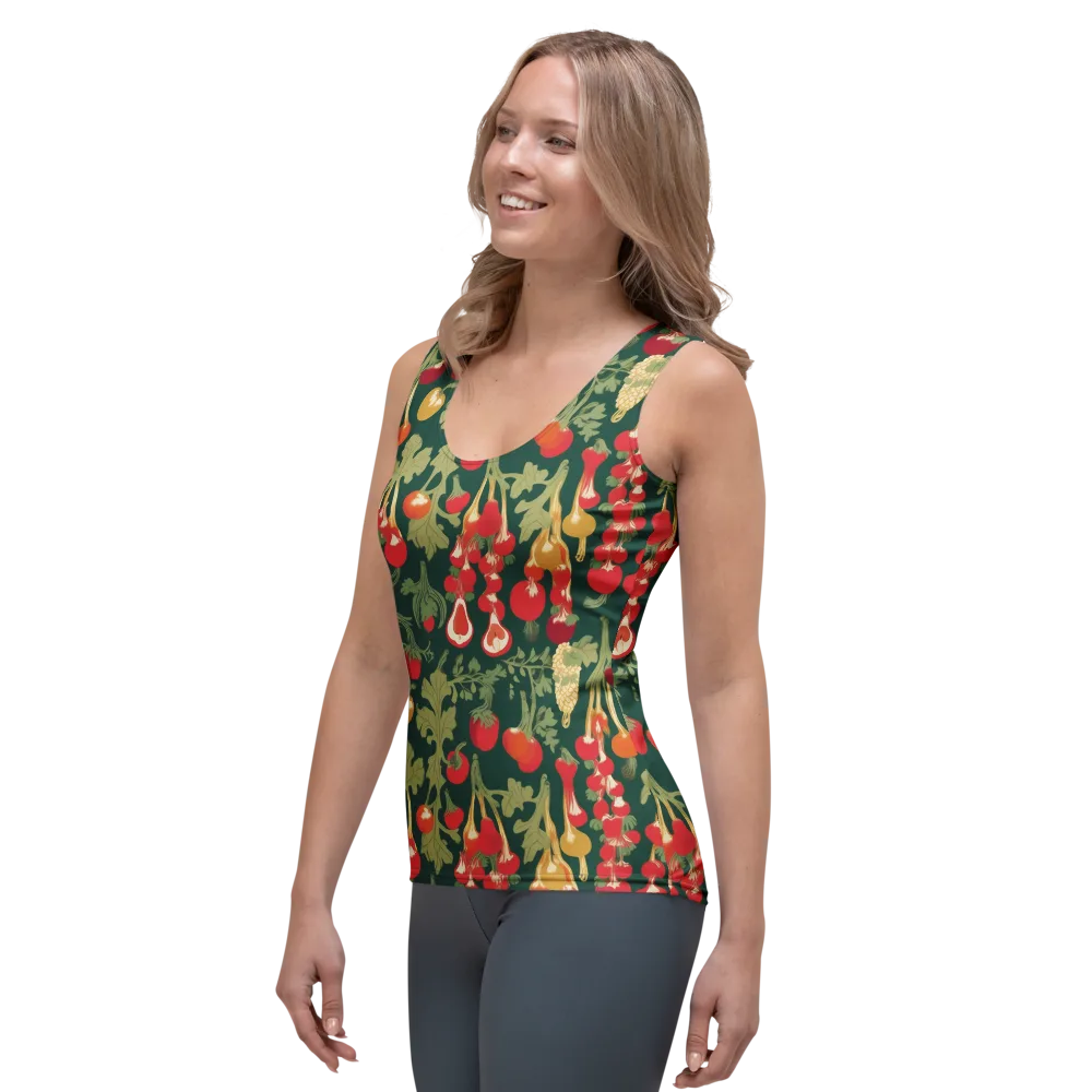 Root Cellar Rhapsody on Women's Tank Top — Left Front