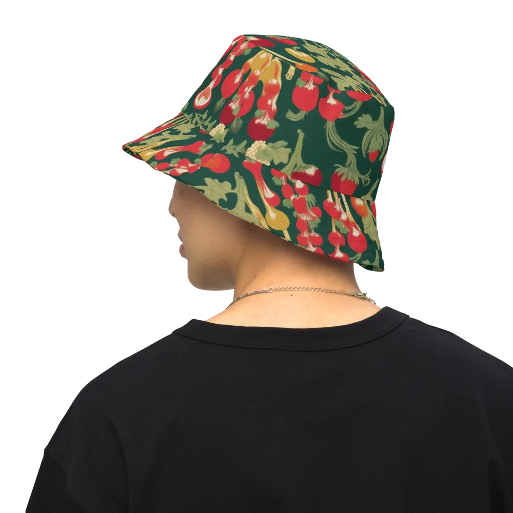 Root Cellar Rhapsody on Reversible Bucket Hat — Back Inside