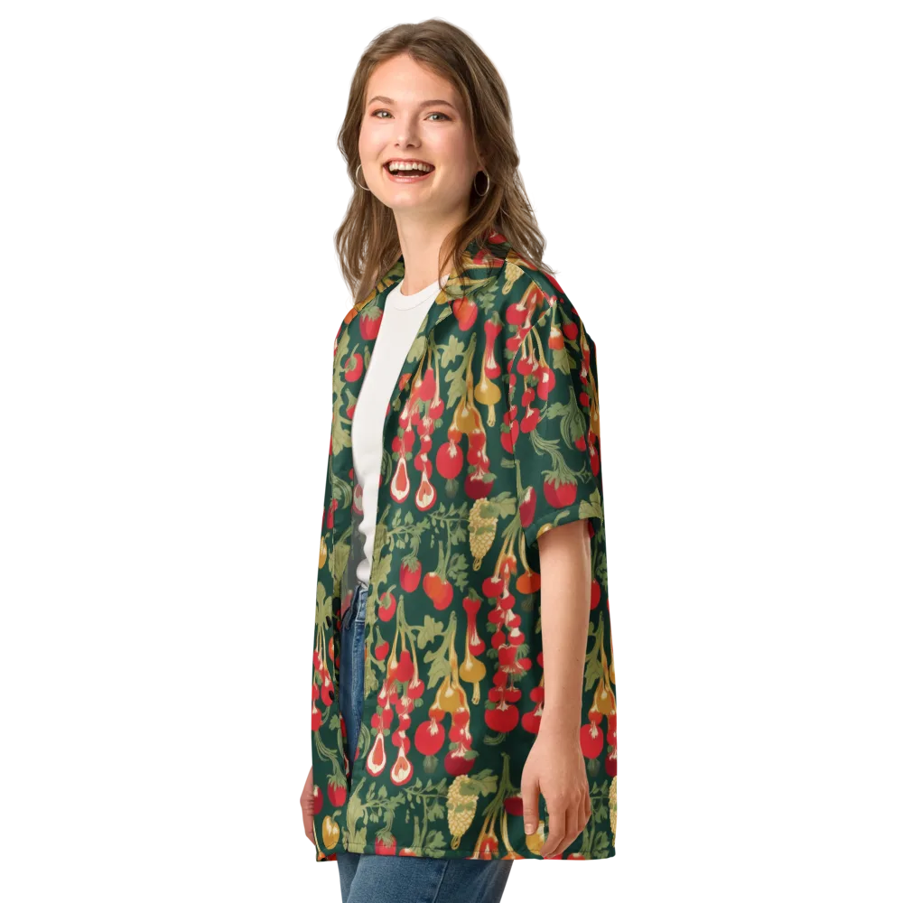 Root Cellar Rhapsody on Button Shirt — Left Front