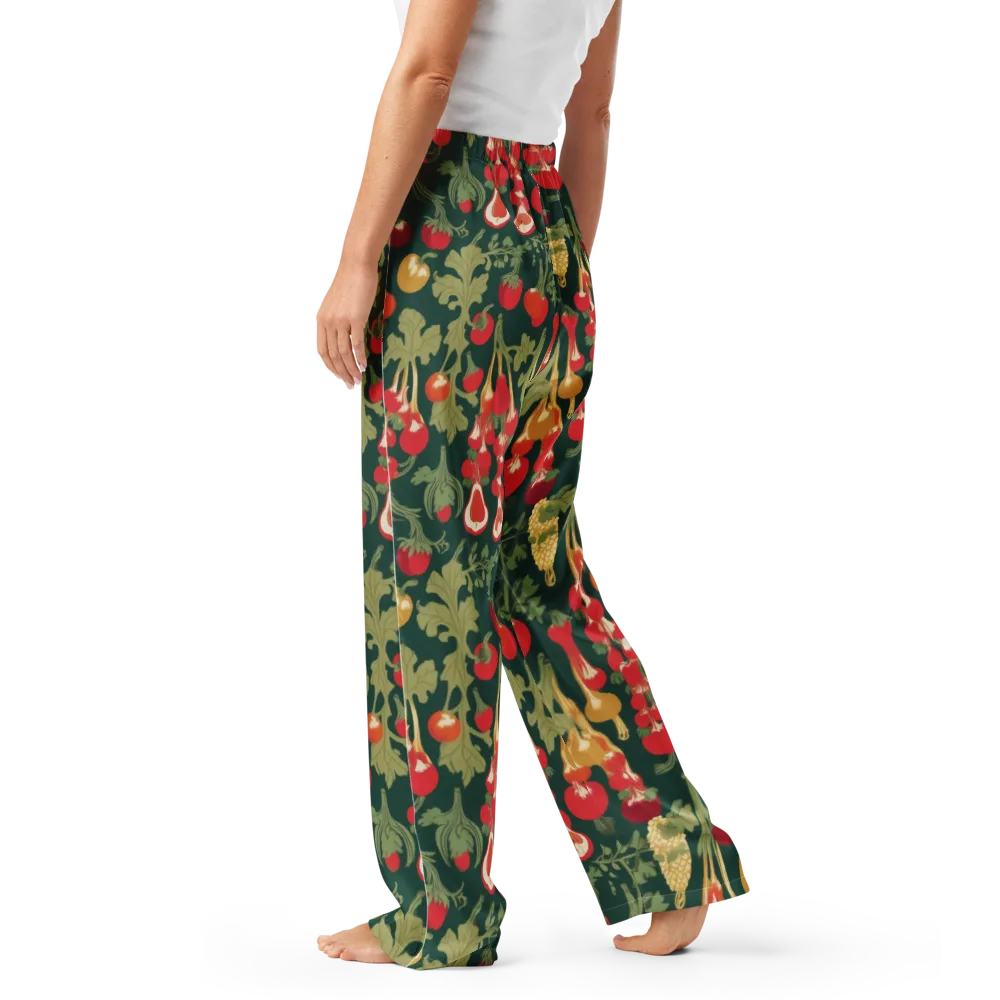 Root Cellar Rhapsody on Women's Pajama Pants — Left