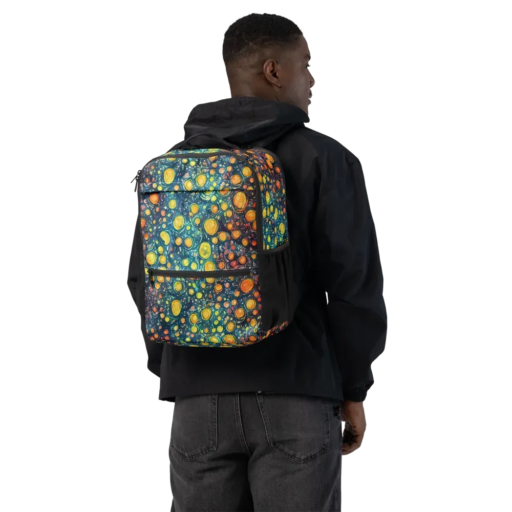 Starry Orbits on Utility Backpack — Back