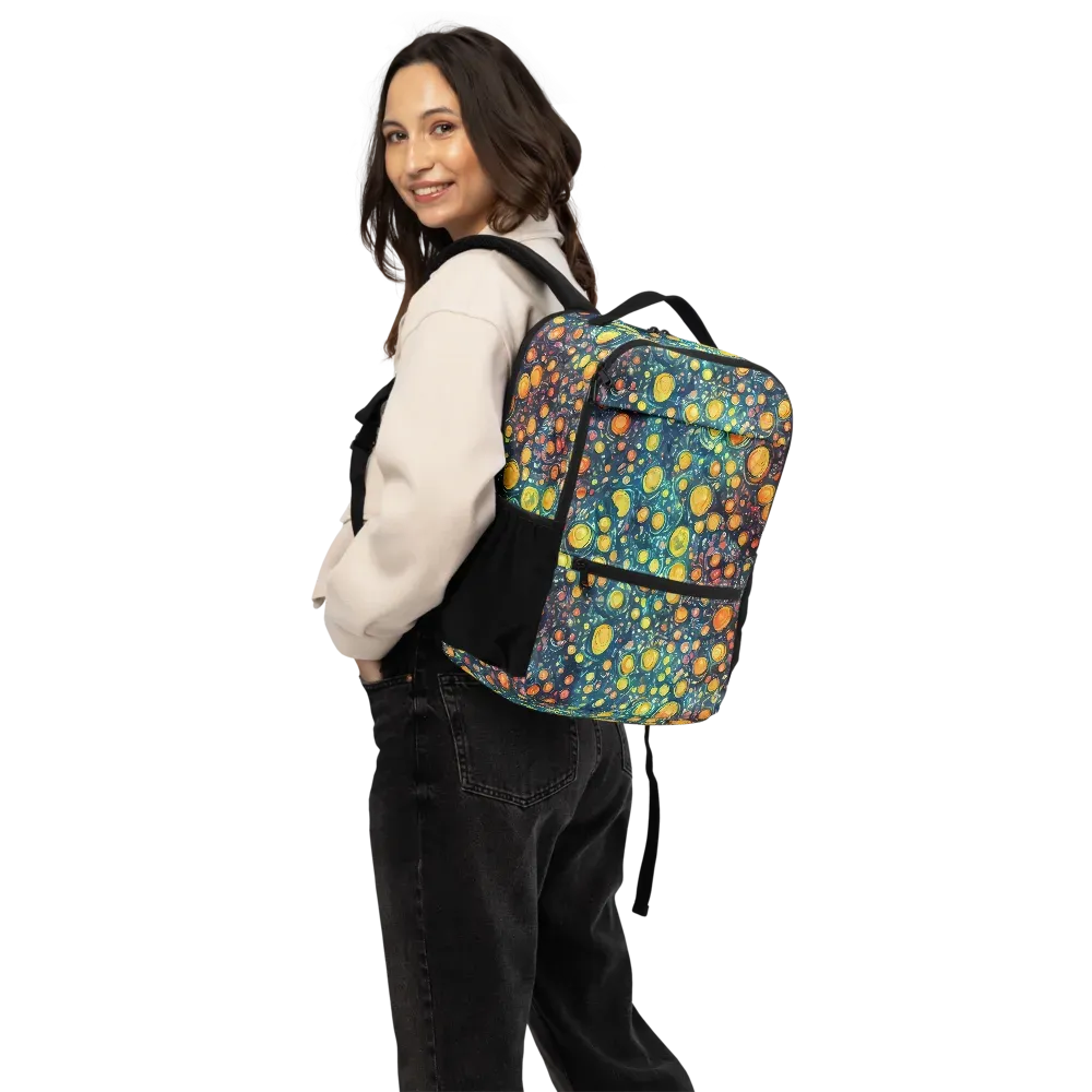 Starry Orbits on Utility Backpack — Back