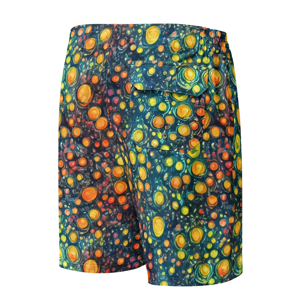 Starry Orbits on Men's Board Shorts — Back