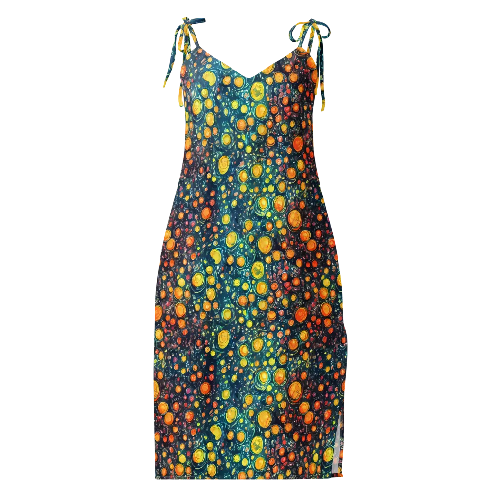 Starry Orbits on Slip Dress — Front