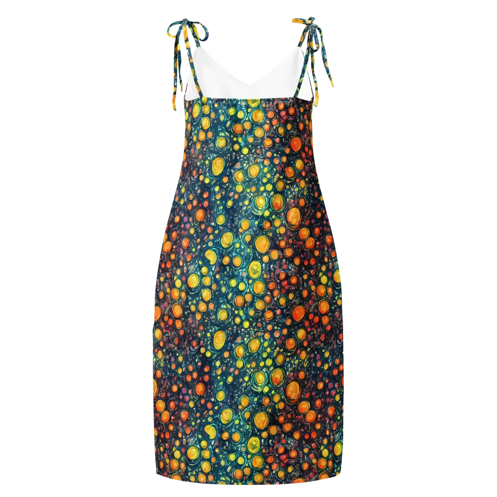 Starry Orbits on Slip Dress — Back