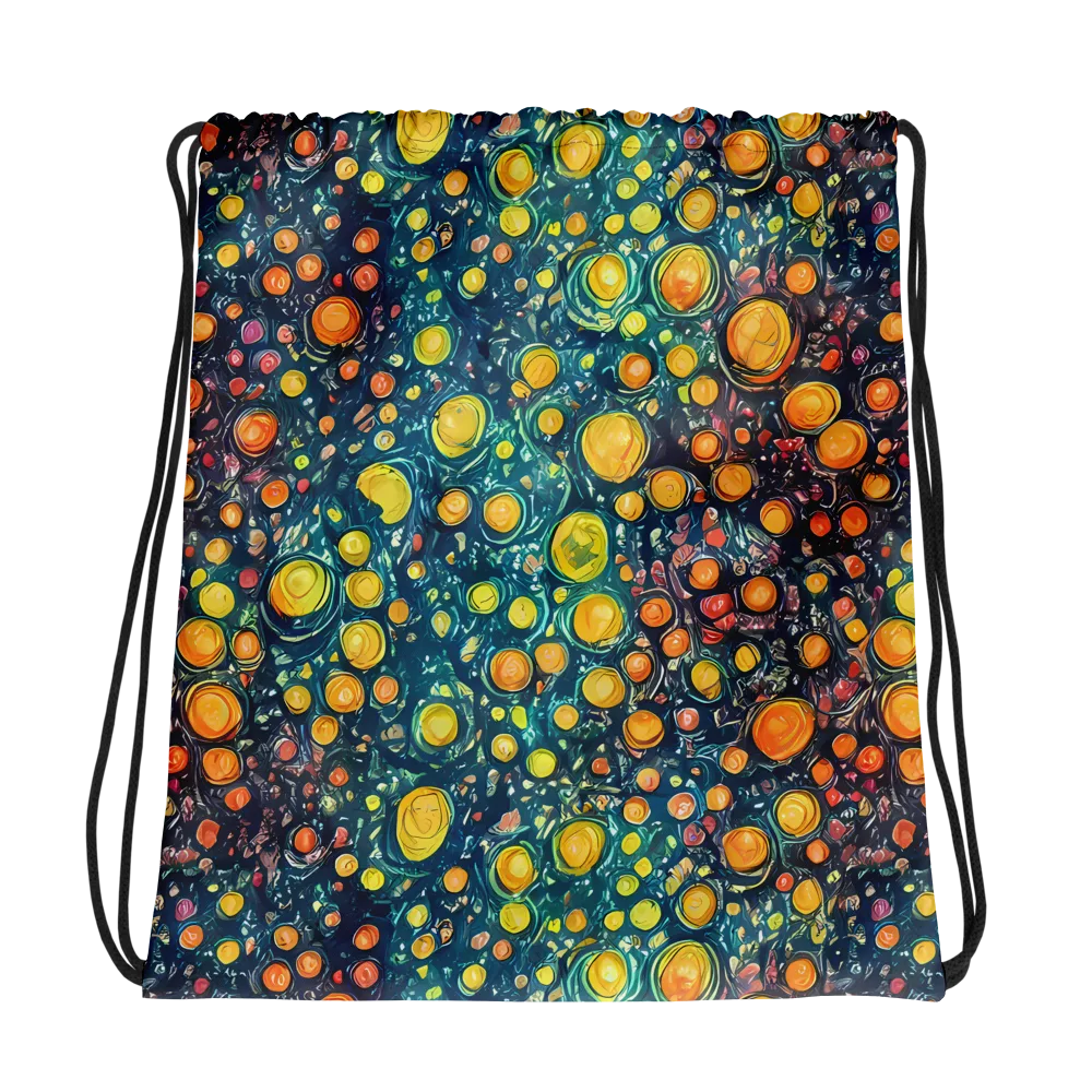 Starry Orbits on Drawstring Bag — Photo