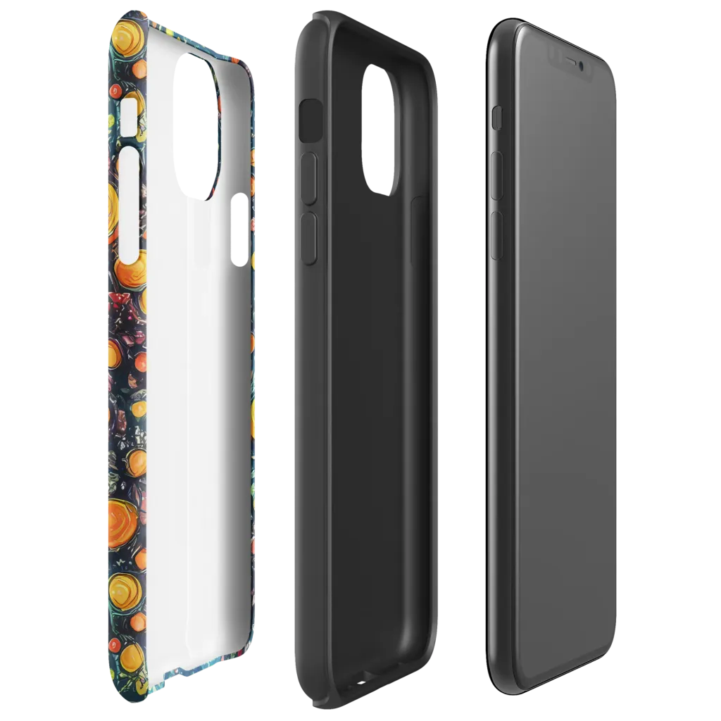 Starry Orbits on Tough Case for iPhone® — Right