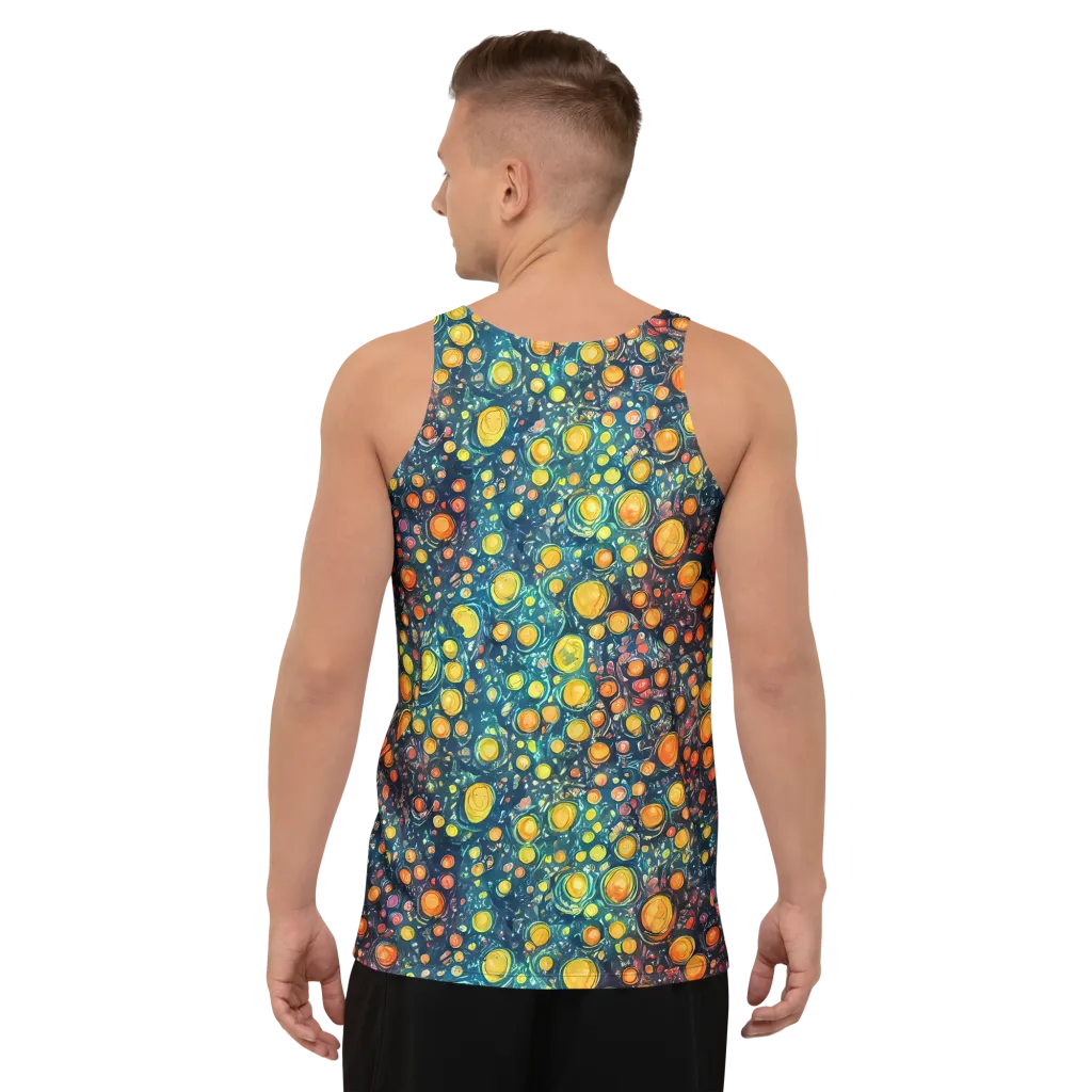 Starry Orbits on Men's Tank Top — Back