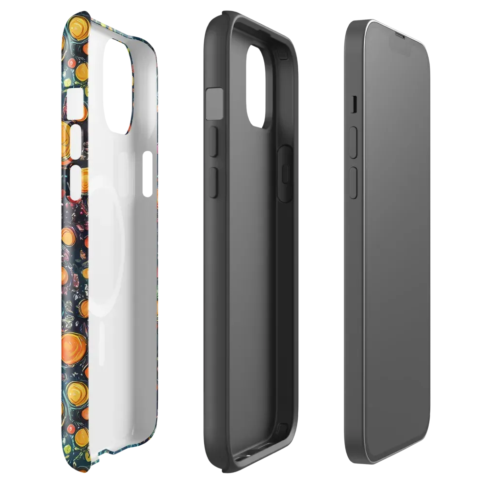 Starry Orbits on MagSafe Tough Case for iPhone® — Front