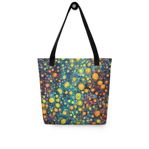 Starry Orbits on a Tote Bag