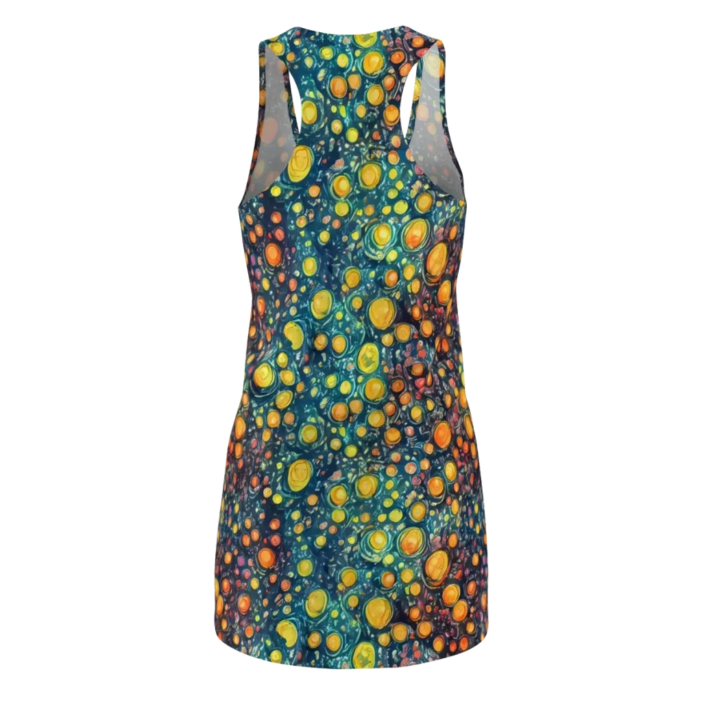 Starry Orbits on Racerback Dress — Back