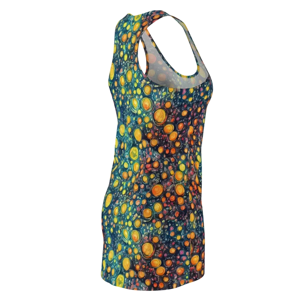 Starry Orbits on Racerback Dress — Back Side