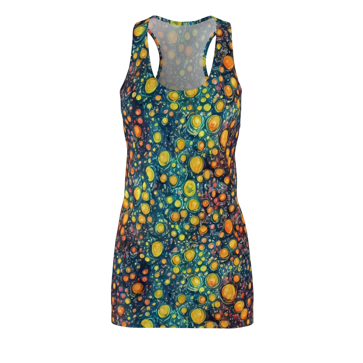 Starry Orbits on Racerback Dress — Front