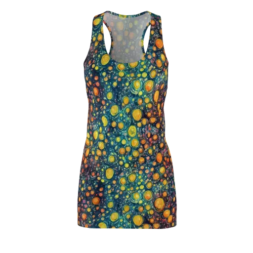 Starry Orbits on a Racerback Dress