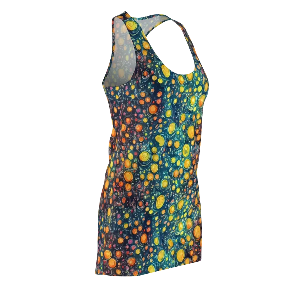 Starry Orbits on Racerback Dress — Front Side
