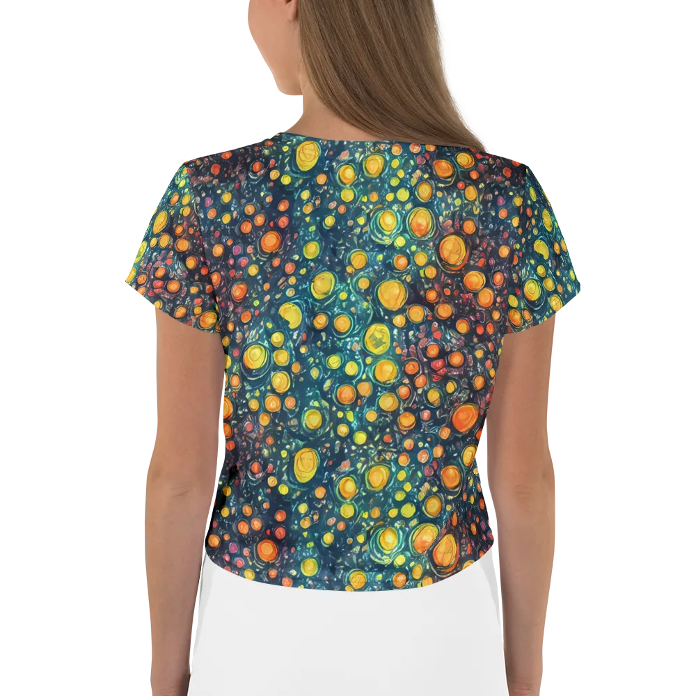 Starry Orbits on Crop Tee — Back