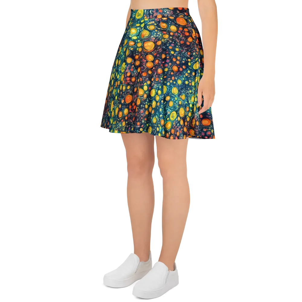 Starry Orbits on Skater Skirt — Left