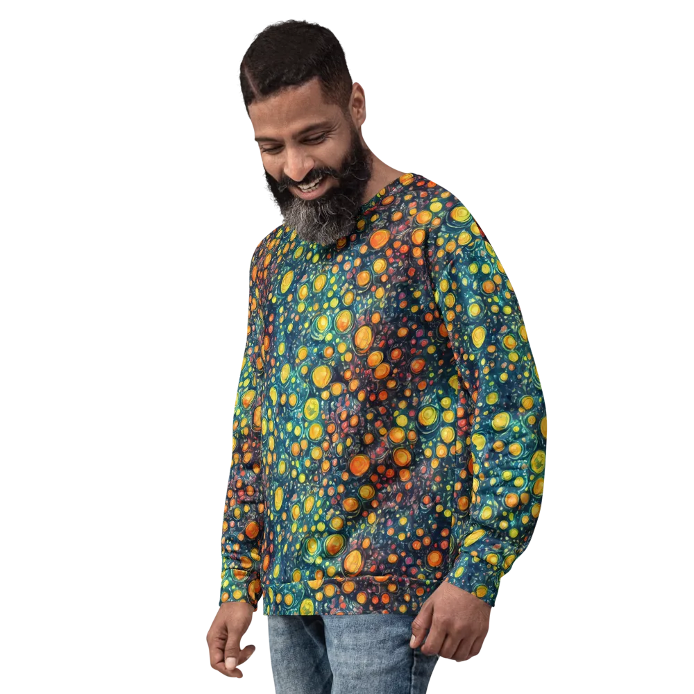 Starry Orbits on Sweatshirt — Left Front