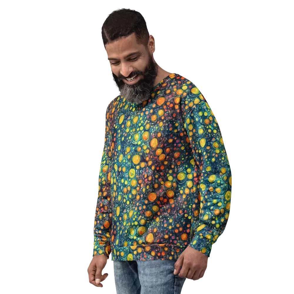 Starry Orbits on Sweatshirt — Left Front