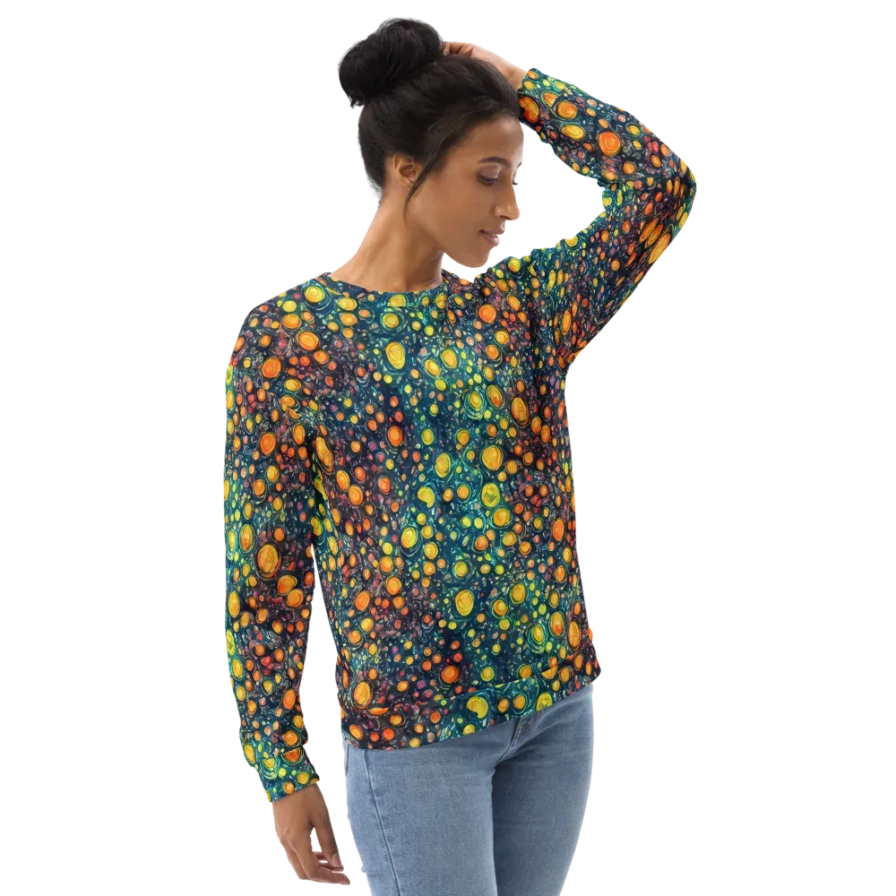 Starry Orbits on Sweatshirt — Right Front