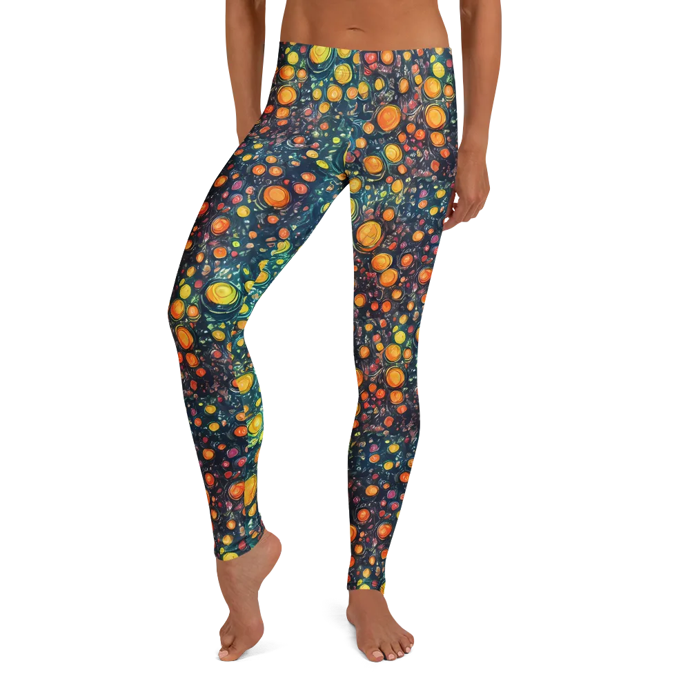 Starry Orbits on Leggings — Front