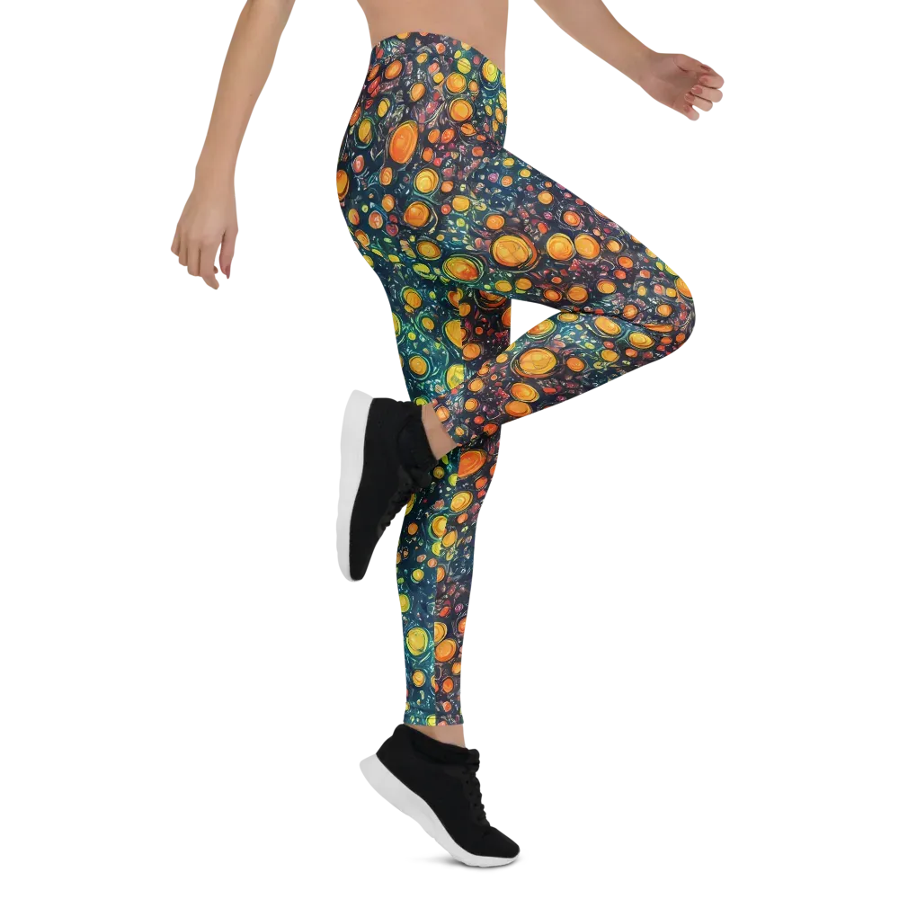Starry Orbits on Leggings — Right